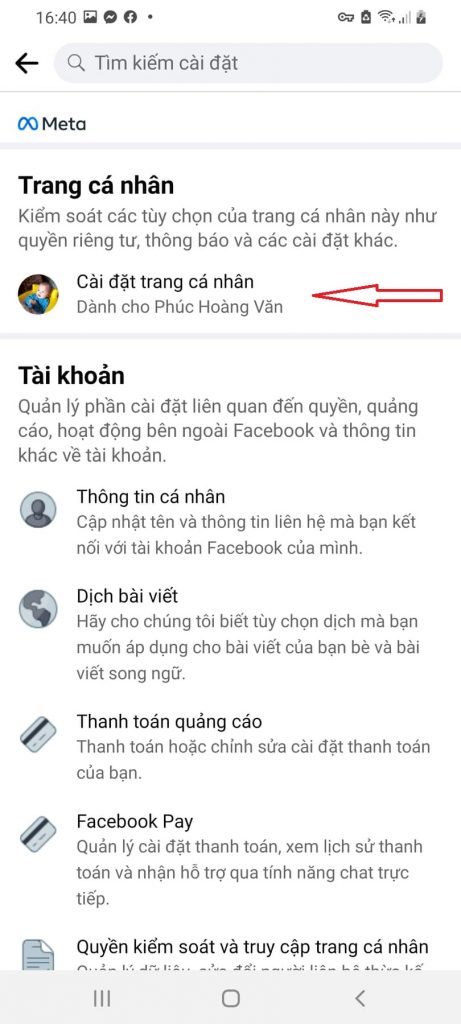 cách bật tắt thông báo sinh nhật trên facebook trên dien thoai di dong 4