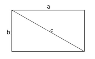 Công thức tính đường chéo hình chữ nhật và VD có lời giải chuẩn 100%