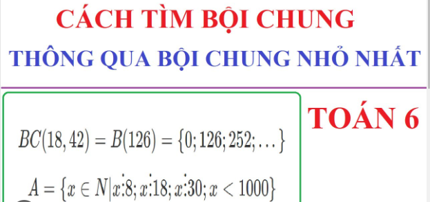 Bội chung nhỏ nhất là gì? Cách tìm bội chung nhỏ nhất có VD kèm theo lời giải